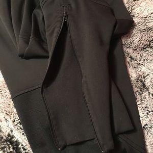 Black and white Nike soccer pants